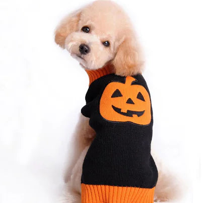 Skull design dog Halloween sweater