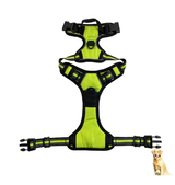 Reflective nylon dog harness for large and medium dogs
