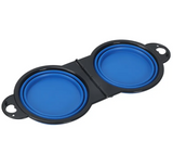 Foldable silicone travel bowl for dogs and cats