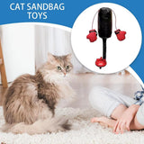 Interactive cat punching bag toy