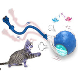 Interactive cat toy ball for indoor cats