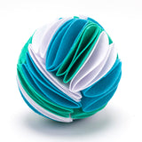 Foldable dog snuffle ball for IQ training
