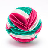 Foldable dog snuffle ball for IQ training