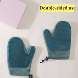 Silicone pet massage gloves for dogs and cats