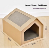 Cat scratching house for indoor cats
