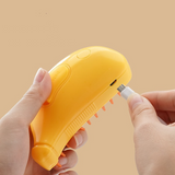 3-in-1 steam pet grooming brush for dogs and cats