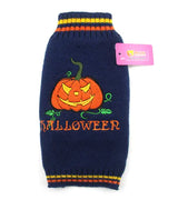 Halloween pumpkin sweater for dogs, multiple designs
