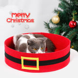 Halloween Bat Cat Bed & Christmas Belt Dog Bed