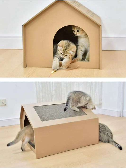Escape Cat Scratcher House