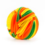 Foldable dog snuffle ball for IQ training