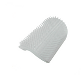 Cat self-grooming wall brush for indoor cats