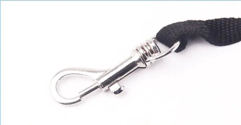 LED retractable dog leash with waste bag dispenser