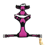 Reflective nylon dog harness for large and medium dogs