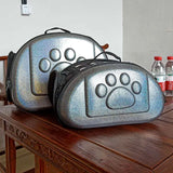 Foldable pet carrier bag for cats and dogs travel