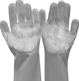 Pet grooming gloves for dogs and cats