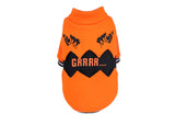 Halloween pumpkin hoodie for small dogs